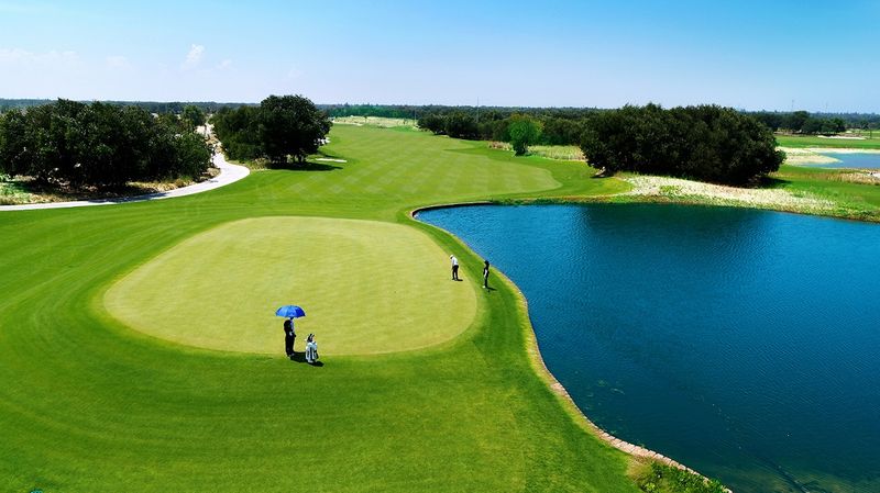 Mô phỏng sân Golf tại Vinhomes Dương Kinh